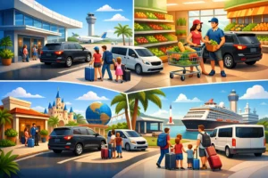 Orlando Airport Transportation With Grocery Stop